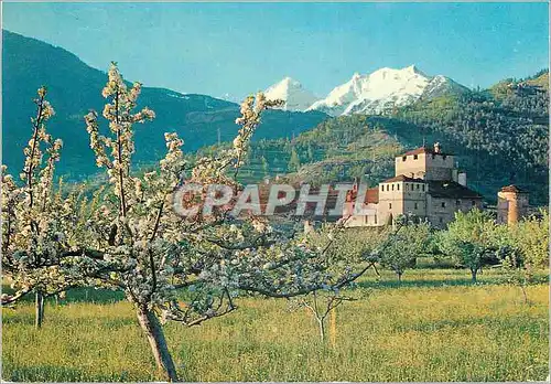 Cartes postales moderne Valle d'Aosta Chateau Sarriod de la Tour mt 670