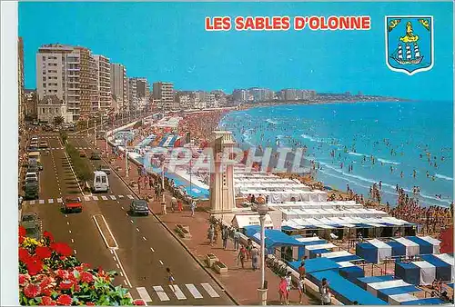 Cartes postales moderne Les Sables d'Olonne (Vendee) La Plage