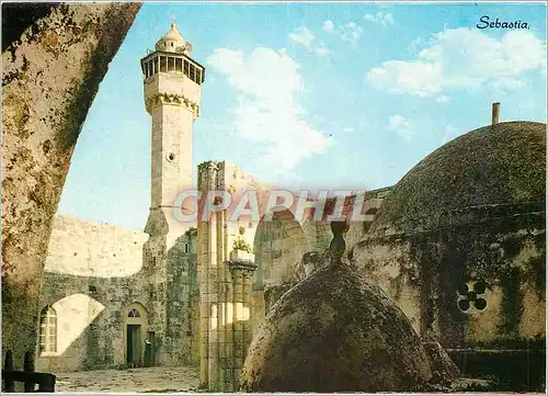 Cartes postales moderne Jerusalem Sebastia 1450 ft au dessus du Niveau de la mer la Mosquee de Saint Jean Baptiste Const