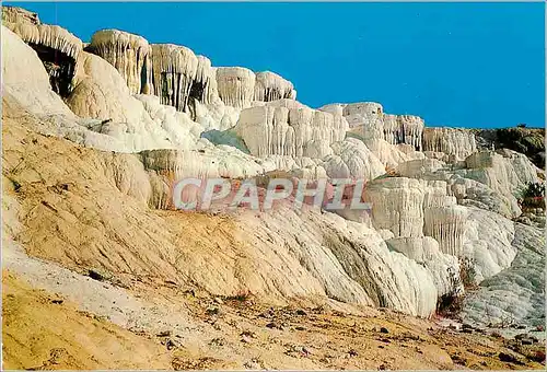 Moderne Karte Denizli Turkiye Pamukkale (Hierapolis) Traverten