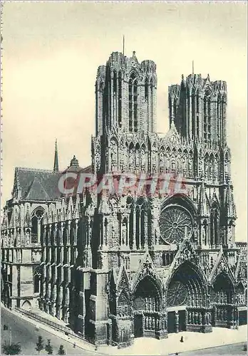 Moderne Karte Reims Champagne Pommery et Greno La Cathedrale de Reims