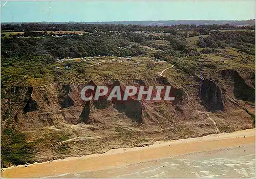 Cartes postales moderne Houlgate (Calvados) Perle de la Cote Fleurie Falaise Les Vaches Noires