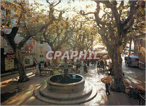 Cartes postales moderne Bandol Charmes et Soleil de la Cote d'Azur La Place du Marche