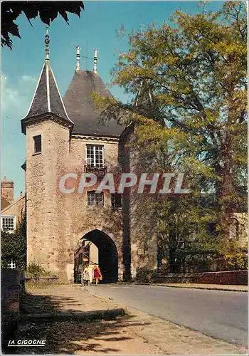 Moderne Karte Villeneuve sur Yonne (Yonne) La Porte de Joigny ou porte de Bourgogne du XIIIe Siecle Remaniee a