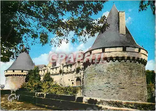 Moderne Karte Pontivy (Morbihan) Le Chateau