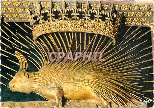 Cartes postales moderne Blois (Loir et Cher) Les Merveilles du Val de Loire le Chateau Le Porc epic embleme du Roi Louis