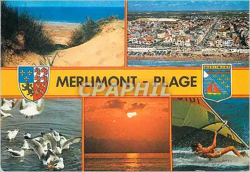 Cartes postales moderne Merlimont Plage (P de C) La Cote d'Opale