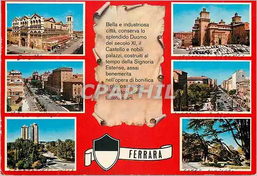 Cartes postales moderne Ferrara Bella e Industriosa Citta