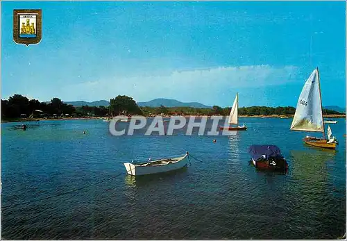 Cartes postales moderne Ibiza Isla Blanca Plage D'es Cana Bateaux