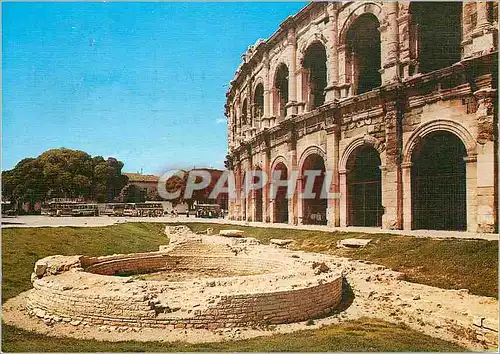 Moderne Karte Nimes (Gard) La Rome Antique Les Arenes amphitheatre Romain Construit au 1er Siecle de notre Ere
