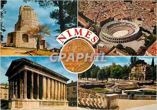 Cartes postales moderne Nimes La Rome Francaise