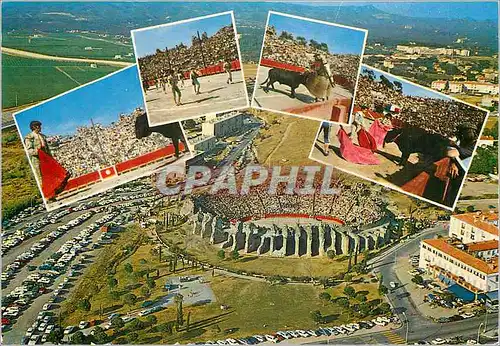 Cartes postales moderne Frejus La Cote d'Azur Pays du Soleil Les Arenes Romaines Face a Face avant l'EStocade Paseo Une