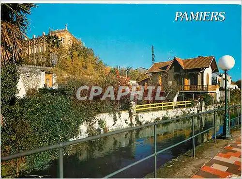 Cartes postales moderne Pamiers l'Ancien Semimaire et la Promenade au Bord du Canal