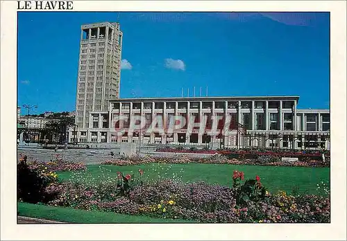 Cartes postales moderne Le Havre Seine Maritime la Place de l'Hotel de Ville