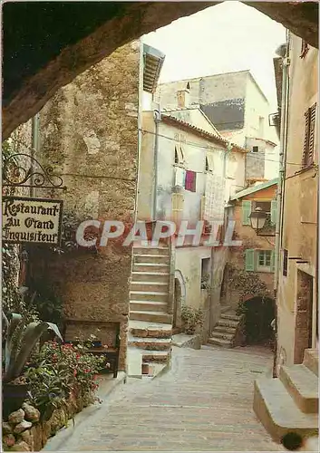 Moderne Karte Roquebrune Cap Martin (Alpes Maritimes) Reflets de la Cote d'Azur une Vieille Rue