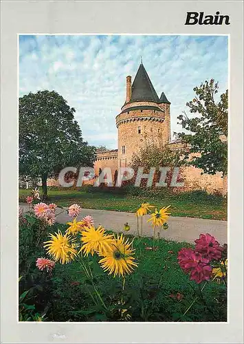 Moderne Karte Blain (L Atl) Chateau de la Groulaie Tour du Pont Levis (IMH XIVe s)