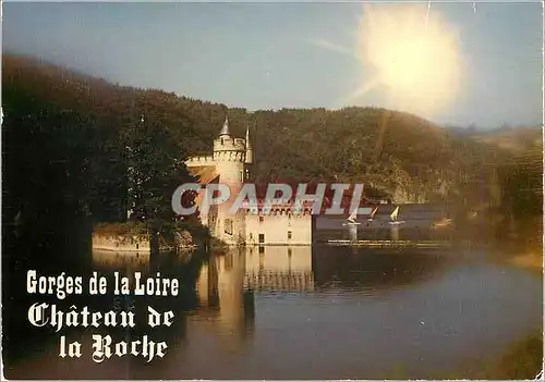 Moderne Karte Les Gorges de la Loire le Chateau de la Roche