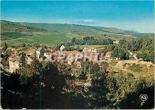 Moderne Karte La Bastide (Lozere) Vue Generale