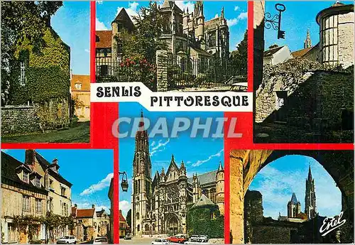 Cartes postales moderne Senlis (Oise) la Vieille Ville le Chevet de la Cathedrale Notre Dame