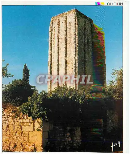 Cartes postales moderne Loudun (Vienne) Couleurs et Lumiere de France la Tour Carre