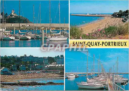 Cartes postales moderne Saint Quay Portrieux la Bretagne Couleurs et Lumiere de France (Cote d'Armor) le Port de Plaisan