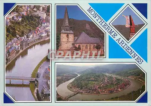 Cartes postales moderne Montherme (Ardennes) France Vue Generale Eglise St Leger la Boucle