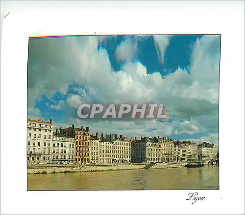 Cartes postales moderne Lyon la Saone et le Quai