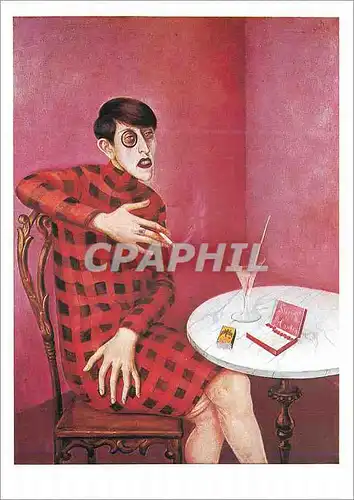 Cartes postales moderne Paris Centre Georges Pompidou Musee National d'Art Moderne Otto Dix 1891 1969 la Journaliste Syl