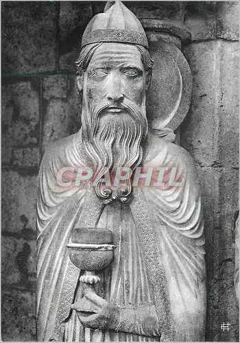 Cartes postales moderne Cathedrale de Chartres Portail Nord (XIIIe siecle) Melchisedech Roi de Salem Apporta du Pain et