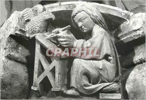 Cartes postales moderne Cathedrale de Chartres Saint Jean et l'Aigle (XIIIe siecle) Fragment de l'Ancien Jube