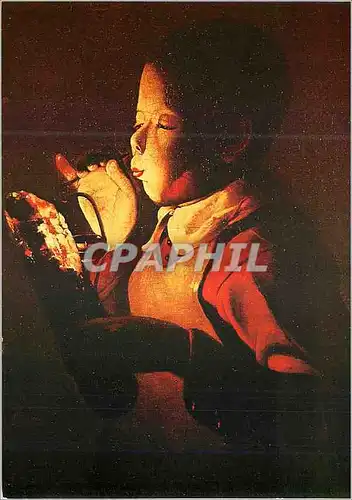 Cartes postales moderne Dijon Musee des Beaux Arts Donation Kathleen et Pierre Granville le Souffleur a la Lampe