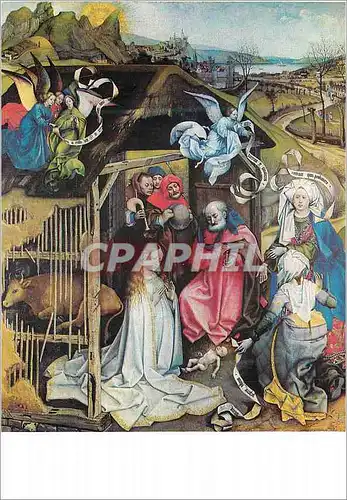 Cartes postales moderne Musee de Dijon Maitre de Flemalle la Nativite