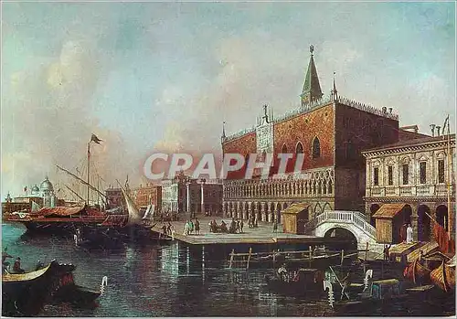 Moderne Karte Musee Jenisch Vevey Venise Palais des Doges Canaletto (Antonio Canale) (Legue par Mme Norberg Du