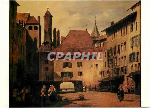 Cartes postales moderne Geneve la Place du Molard Richard Parkes Bonington (1802 1828)
