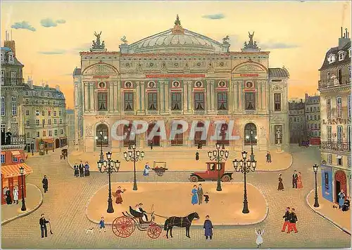 Cartes postales moderne Michel Delacroix la Place de l'Opera