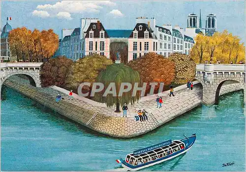 Cartes postales moderne Serge de Filippi le Vert Galant Galerie Naifs et Primitifs Rue du Dragon Paris