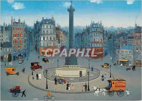 Cartes postales moderne Michel Delacroix la Place de la Bastille