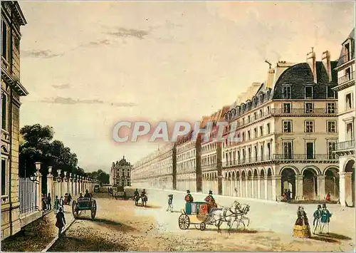 Cartes postales moderne Paris du Temps Jadis la Rue de Rivoli