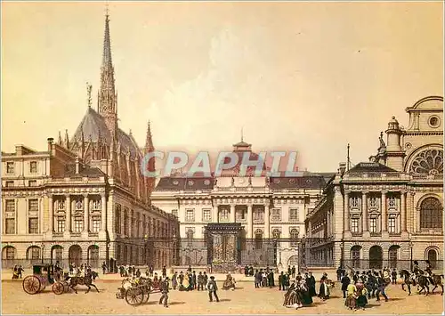 Cartes postales moderne Paris du Temps Jadis le Palais de Justice et la Sainte Chapelle