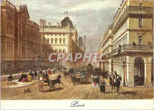 Cartes postales moderne Paris au Temps Jadis la Rue de Rivoli