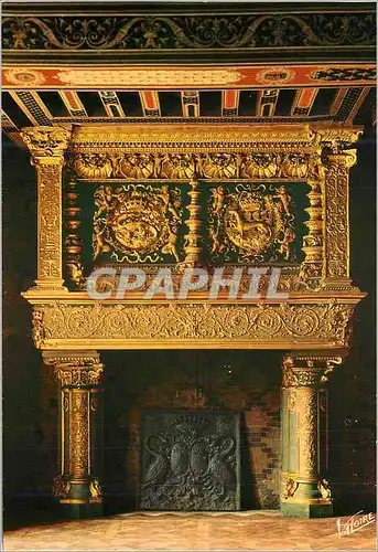 Cartes postales moderne Blois (Loir et Cher) les Merveilles du Val de Loire le Chateau Cheminee Renaissance des Appartem