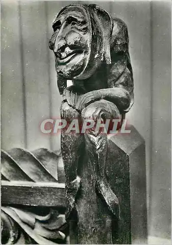 Cartes postales moderne Thann (Ht Rhin) Cathedrale Saint Thiebaut Detail des Stalles