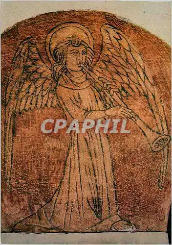 Cartes postales moderne Cathedrale de Bayeux la Crypte (XIe s) Ange Musicien (Grande Chalemie) Peinture Murale XVes