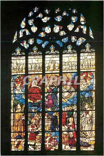 Cartes postales moderne Bourg en Bresse (Ain) Vitrail de l'Abbatiale de Brou