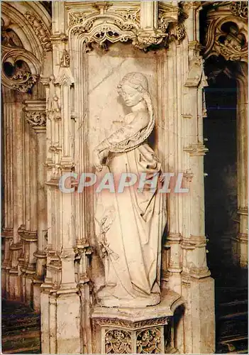 Cartes postales moderne Bourg en Bresse (Ain) Eglise de Brou (XVIe s) (Statuette du Tombeau de Philibert le Beau)
