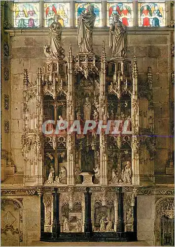 Cartes postales moderne Bourg en Bresse (Ain) Eglise de Brou (XVIe s) Retable des Sept Joies de la Vierge