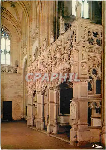 Moderne Karte Bourg en Bresse (Ain) Eglise de Brou (XVIe s) le Jube