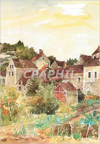 Cartes postales moderne les Jardins de Bailly Bourgogne France Georges Hosotte