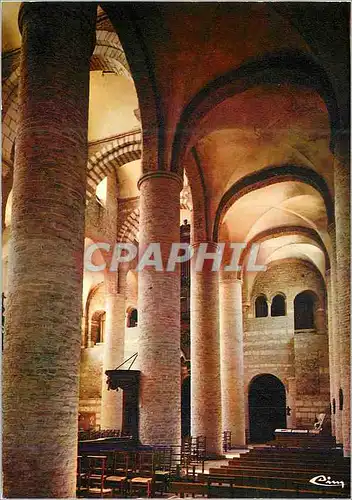 Cartes postales moderne Tournus (S et L) Eglise Saint Philibert (Xe XIIe s) Colonnes et Voutes de la Partie Centrale de