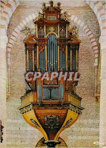 Cartes postales moderne Tournus (S et L) Abbaye St Philibert Grand Orgue Seconde Periode de la Renaissance (1629)